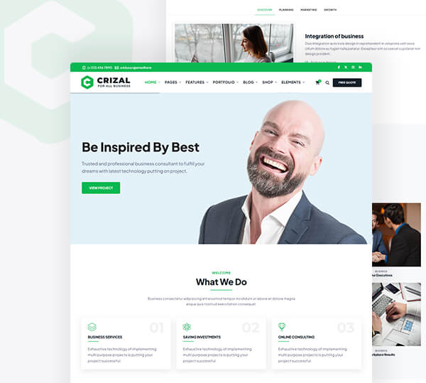 Multipurpose Responsive Template + Admin